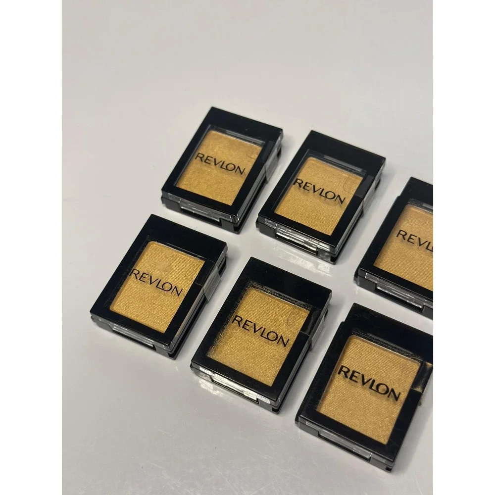 Lot of 6 Revlon ColorStay ShadowLinks Eyeshadows Gold Metallic Makeup (1 Broken)